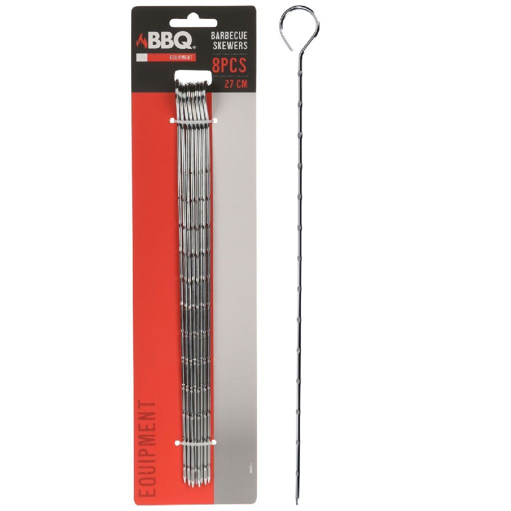 BBQ\u0020Metalen\u0020Pennen\u002027\u0020cm\u00208\u0020Stuks