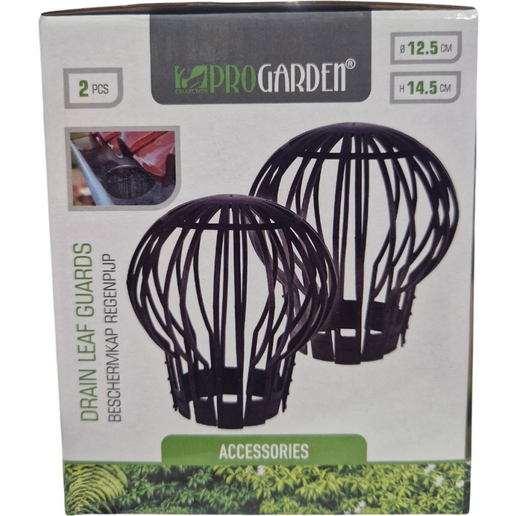 Pro\u0020Garden\u0020Beschermkap\u0020voor\u0020Regenpijp\u00202\u0020Stuks\u0020Zwart