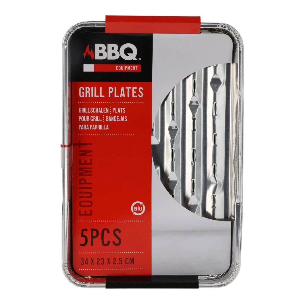BBQ\u0020Grillschalen\u002034x23x2.5\u0020cm\u00205\u0020Stuks