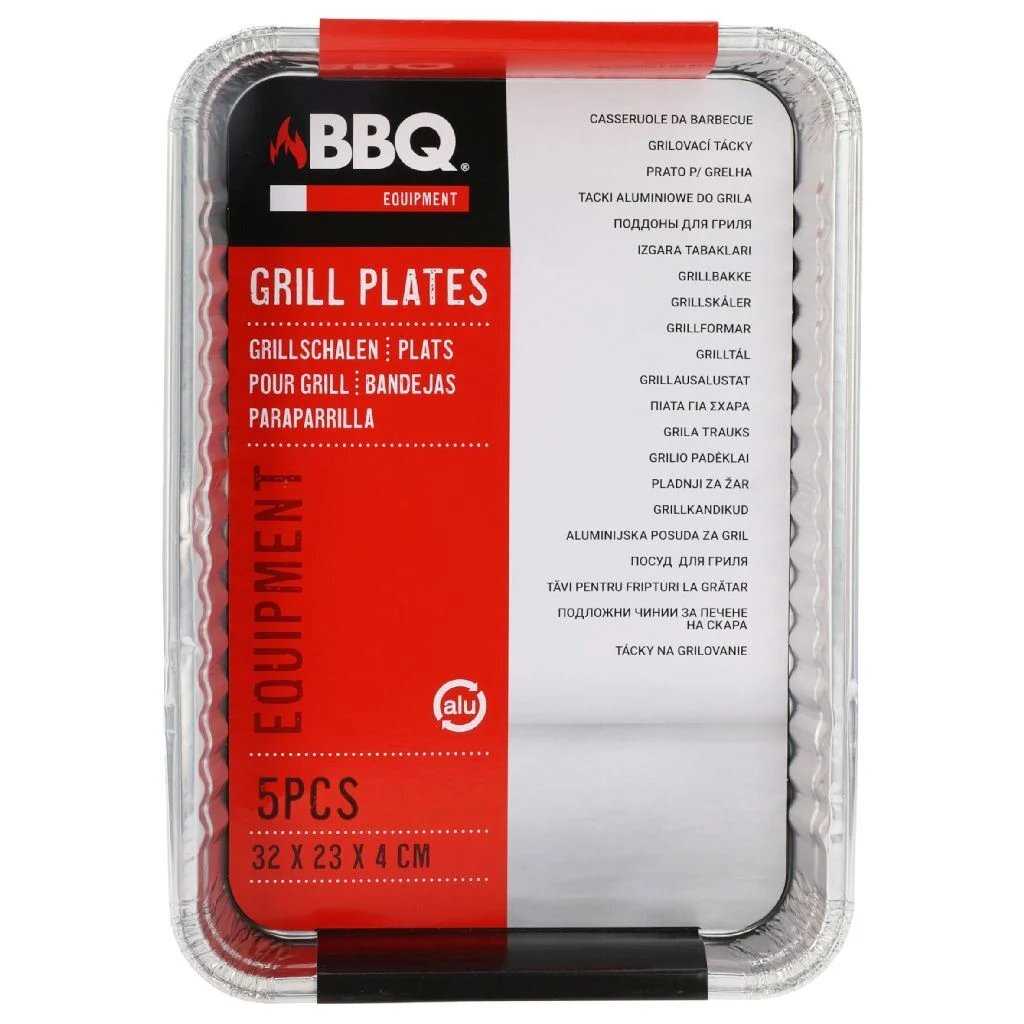 BBQ\u0020Grillschalen\u002032x23x4\u0020cm\u00204\u0020Stuks
