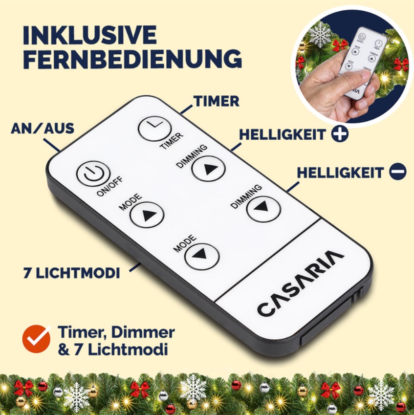 Kerstguirlande\u0020,\u0020slinger,\u0020kerstslinger\u00205mtr\u002080xLED\u0020\u002Din\u002Foutdoor\u0020inclusief\u0020versiering\u0020met\u0020afstandsbediening