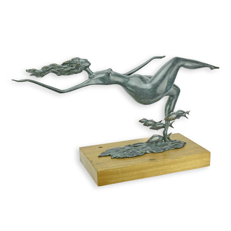 A\u0020MODERNIST\u0020BRONZE\u0020SCULPTURE\u0020OF\u0020A\u0020FEMALE\u0020NUDE\u0020WITH\u0020FISH\u0020W.B.