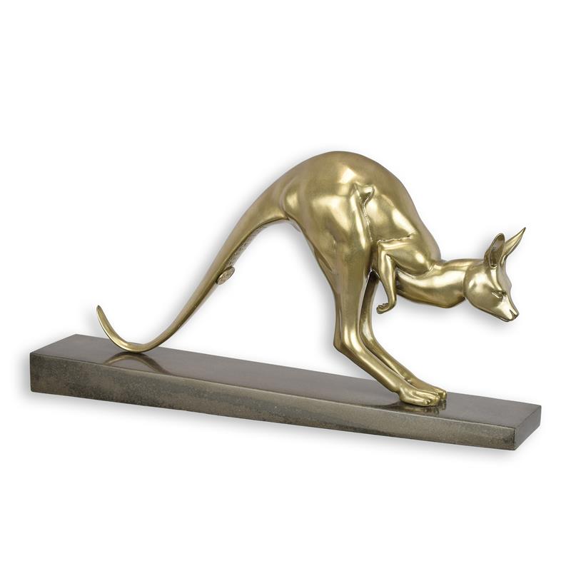 A\u0020BRONZE\u0020SCULPTURE\u0020OF\u0020A\u0020KANGAROO\u0020\u002D\u0020SILVER\u0020PLATED