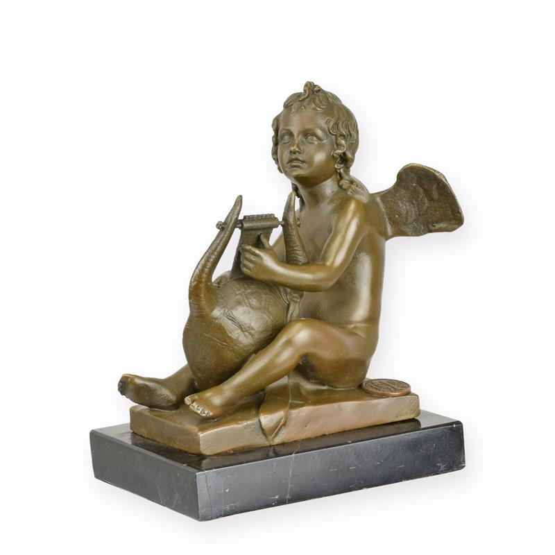 A\u0020BRONZE\u0020SCULPTURE\u0020AF\u0020AN\u0020SITTING\u0020ANGEL
