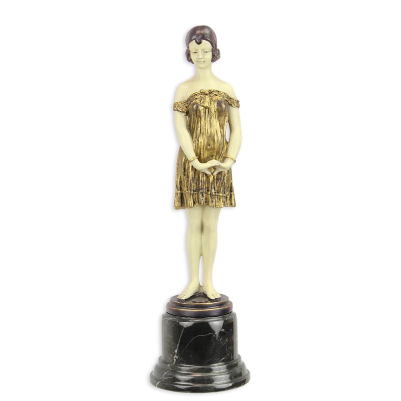 BRONZEN\u0020SCULPTUUR\u0020GENAAMD\u0020\u201CBEDTIME\u0020GIRL\u0022