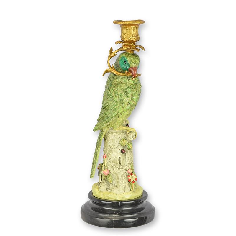 A\u0020BRONZE\u0020PARROT\u0020CANDLE\u0020HOLDER\u0020\u002D\u0020FULL\u0020COLOR