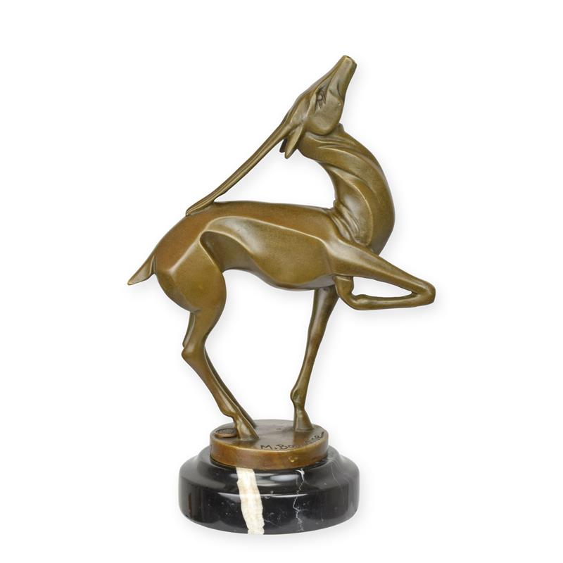 A\u0020BRONZE\u0020SCULPTURE\u0020OF\u0020AN\u0020ART\u0020DECO\u0020ANTILOPE