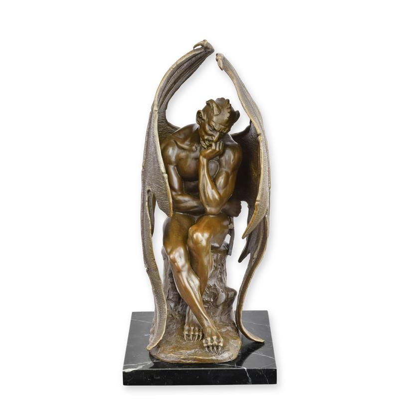 BRONZEN\u0020BEELD\u0020VAN\u0020PEINZENDE\u0020SATAN