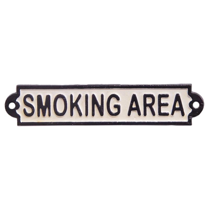 A\u0020CAST\u0020IRON\u0020\u0022SMOKING\u0020AREA\u0022\u0020PLAQUE