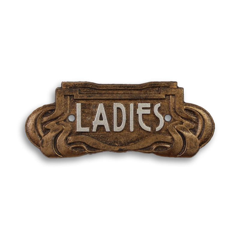 Gietijzeren\u0020art\u0020nouveau\u0020\u0022dames\u0022\u0020plaquette