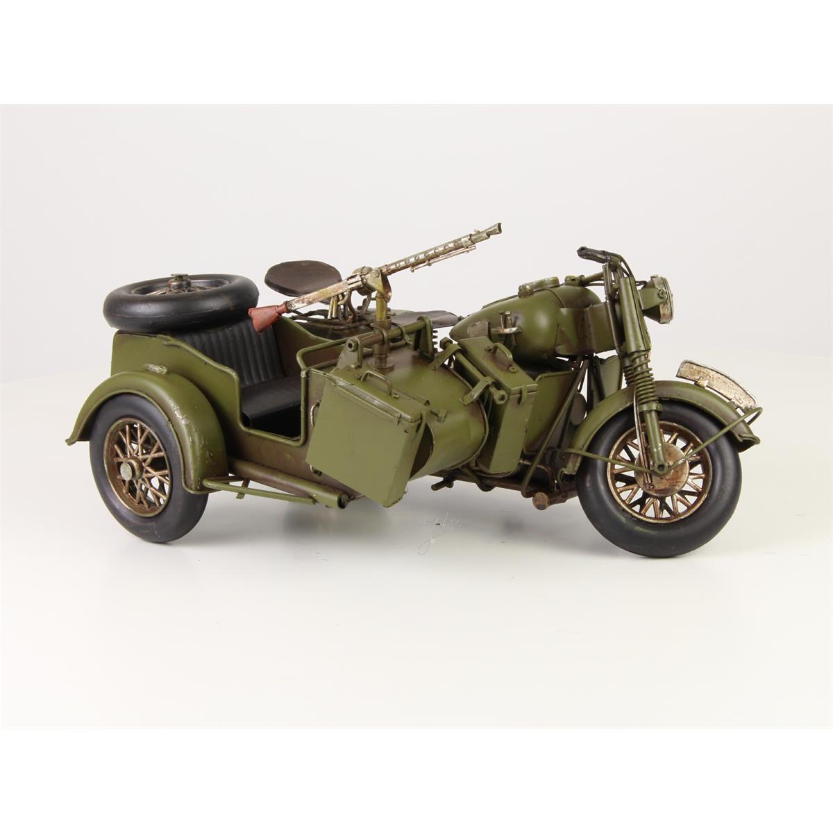 Blikken\u0020model\u0020van\u0020een\u0020leger\u002Dmotorfiets\u0020met\u0020zijspan