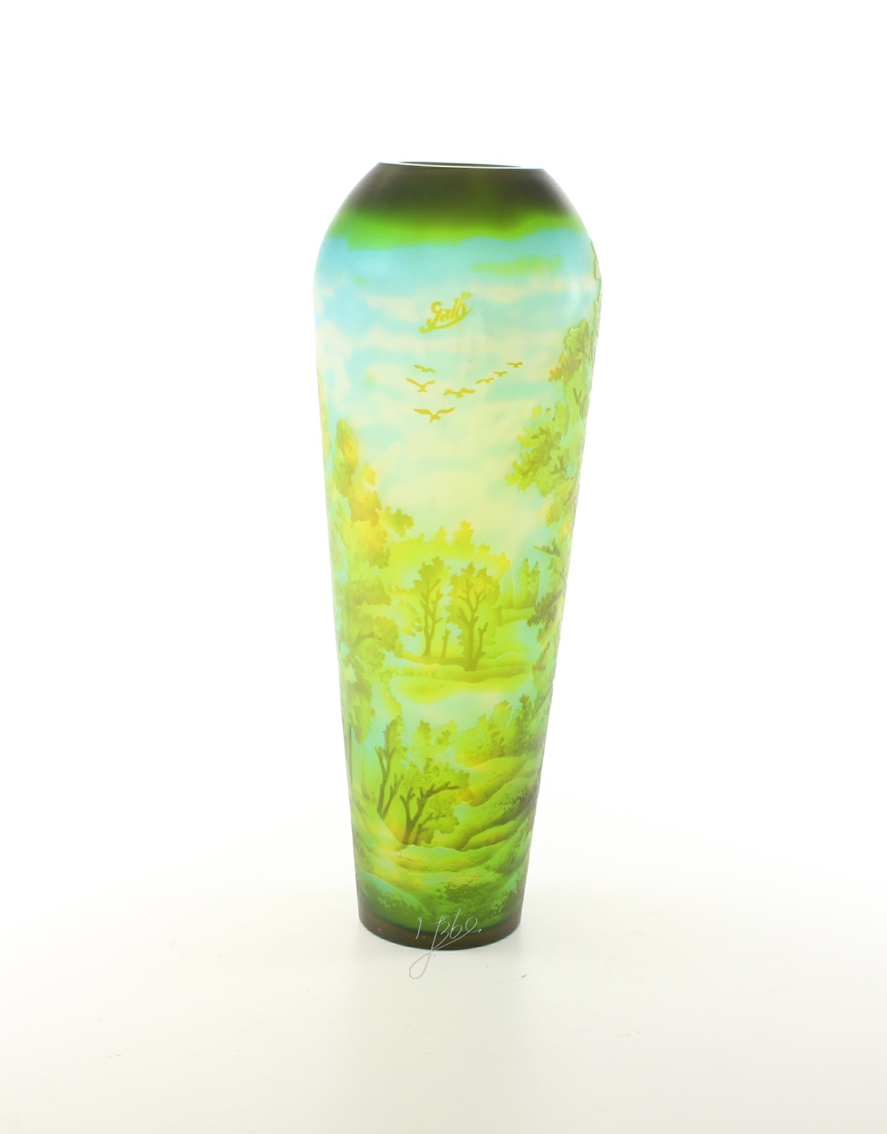 A\u0020CAMEO\u0020GLASS\u0020VASE\u0020\u0027OAK\u0020FOREST\u0027