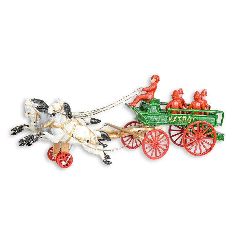 A\u0020CAST\u0020IRON\u0020HORSE\u0020DRAWN\u0020FIRE\u0020PATROL\u0020WAGON
