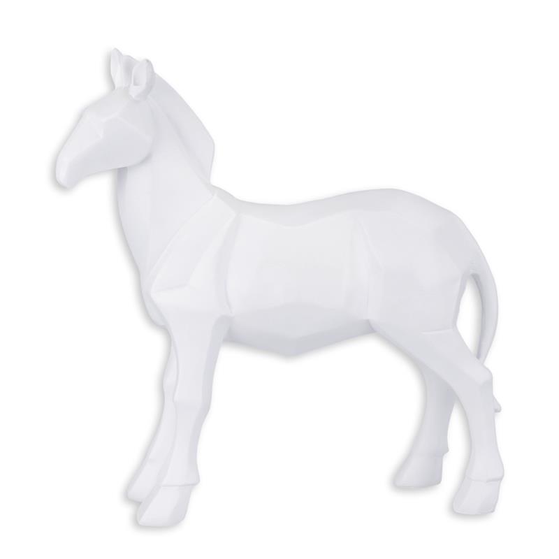 A\u0020RESIN\u0020POLYGONAL\u0020FIGURINE\u0020OF\u0020A\u0020HORSE,\u0020WHITE