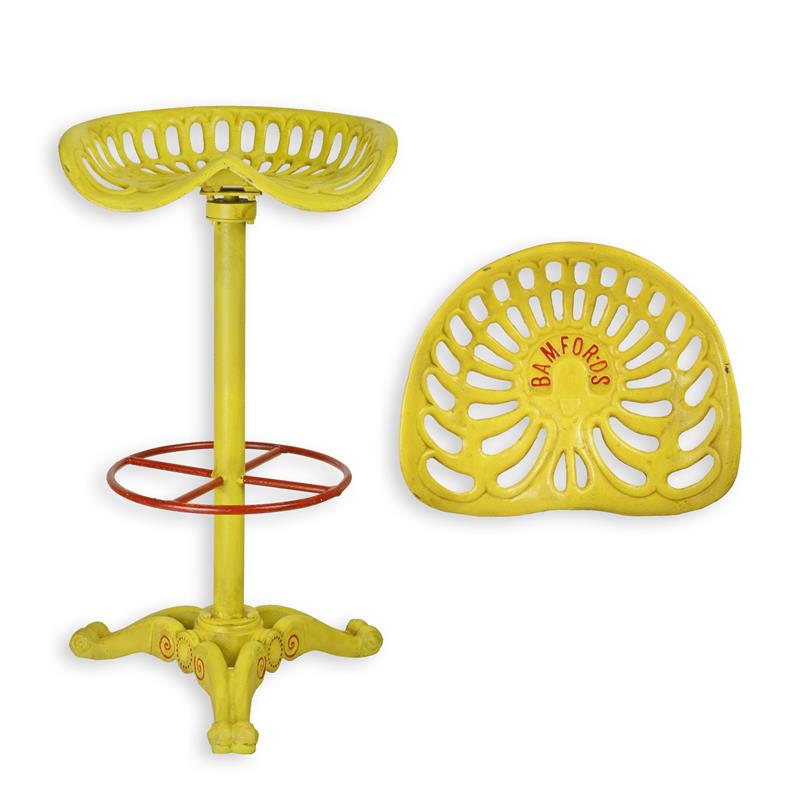 A\u0020CAST\u0020IRON\u0020BAR\u0020STOOL,\u0020YELLOW\u0020AND\u0020RED