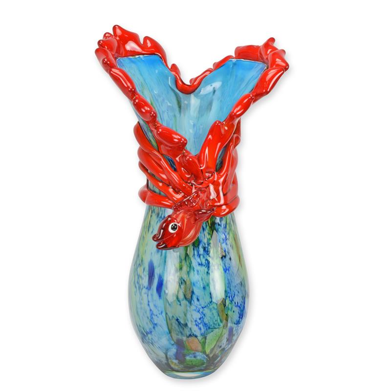 A\u0020MURANO\u0020STYLE\u0020GLASS\u0020VASE\u0020WITH\u0020FISS