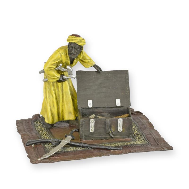A\u0020BRONZE\u0020SCULPTURE\u0020OF\u0020AN\u0020ARAB\u0020ON\u0020A\u0020CARPET\u0020WITH\u0020WEAPON\u0020CHEST
