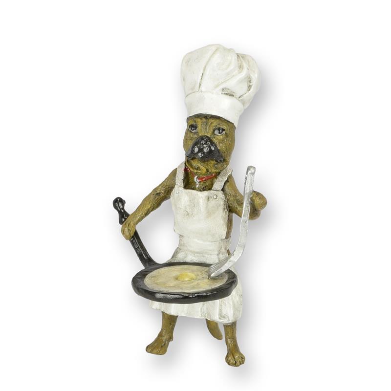 A\u0020BRONZE\u0020SCULPTURE\u0020OF\u0020A\u0020PUG\u0020BAKING\u0020EGGS