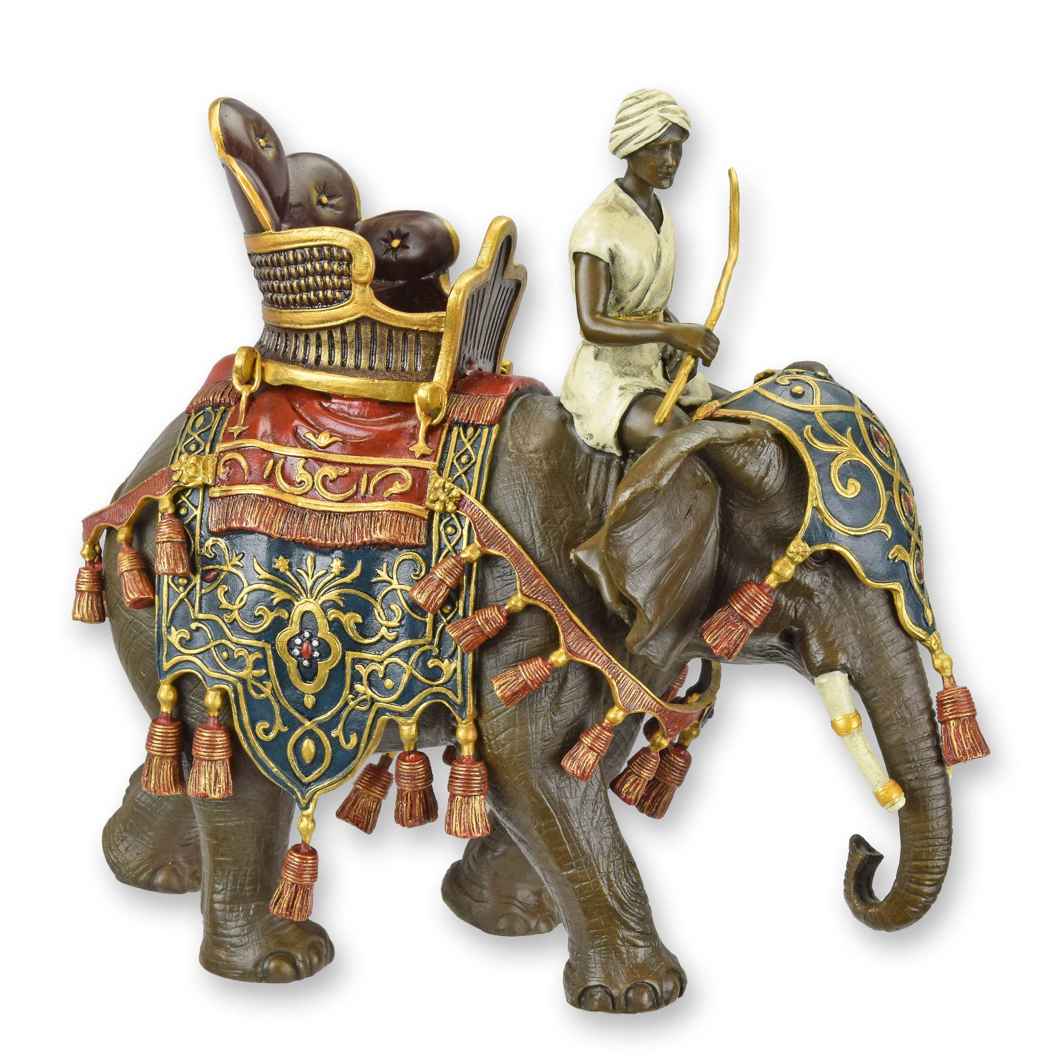 A\u0020BRONZE\u0020SCULPTURE\u0020OF\u0020A\u0020DECORATED\u0020ELEPHANT\u0020AND\u0020RIDER