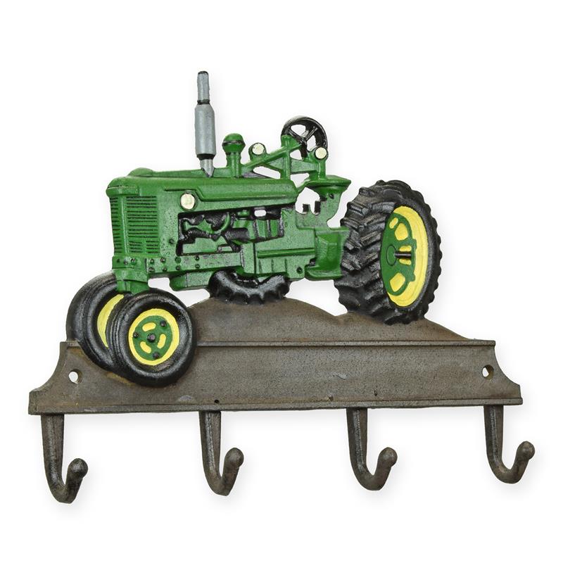 Gietijzeren\u0020groene\u0020tractor\u0020kapstok