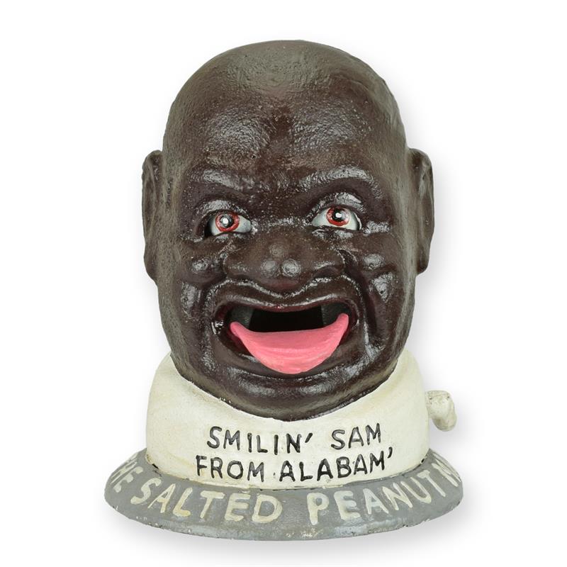 A\u0020CAST\u0020IRON\u0020SMILIN\u0027\u0020SAM\u0020MECHANICAL\u0020BANK