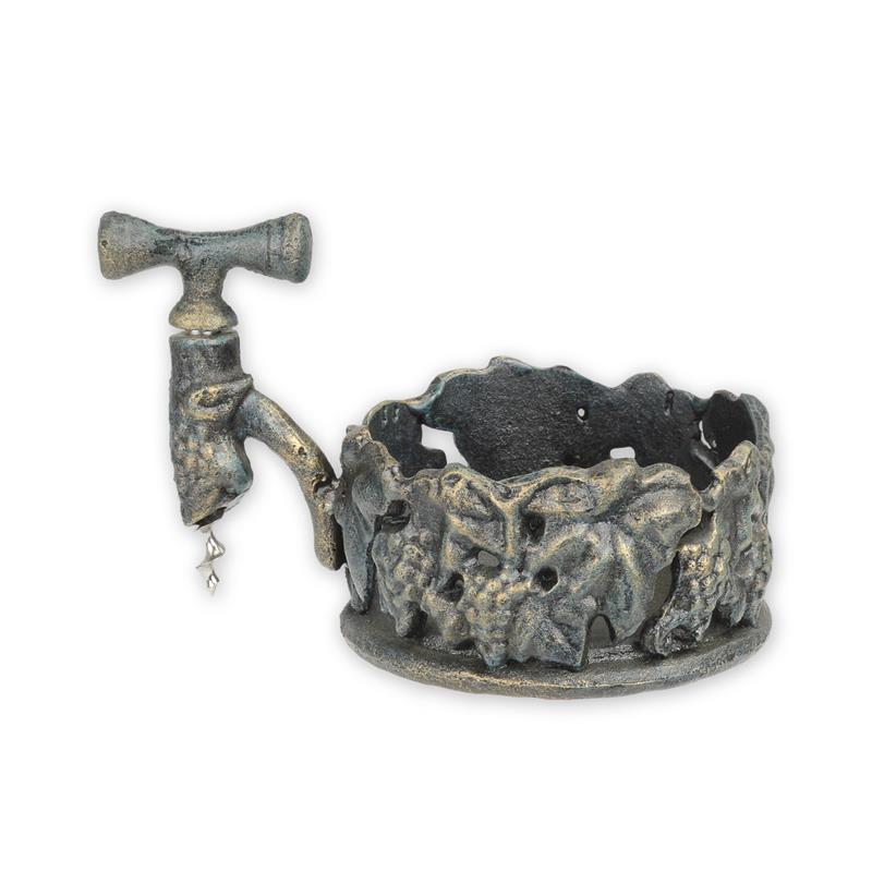 Gietijzeren\u0020wijnfleshouder\u0020met\u0020kurkentrekker