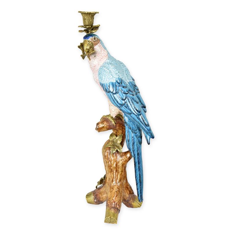 A\u0020BRONZE\u0020MOUNTED\u0020PORCELAIN\u0020PARROT\u0020CANDLEHOLDER