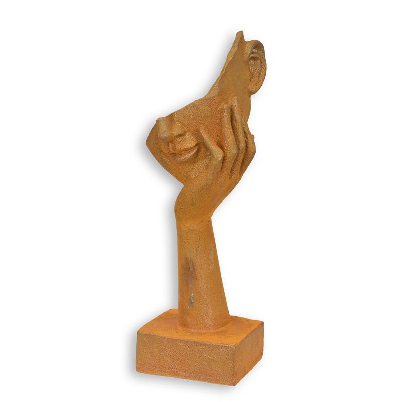 A\u0020RUSTY\u0020CAST\u0020IRON\u0020FIGURINE\u0020OF\u0020A\u0020FACE\u0020RESTING\u0020ON\u0020HAND
