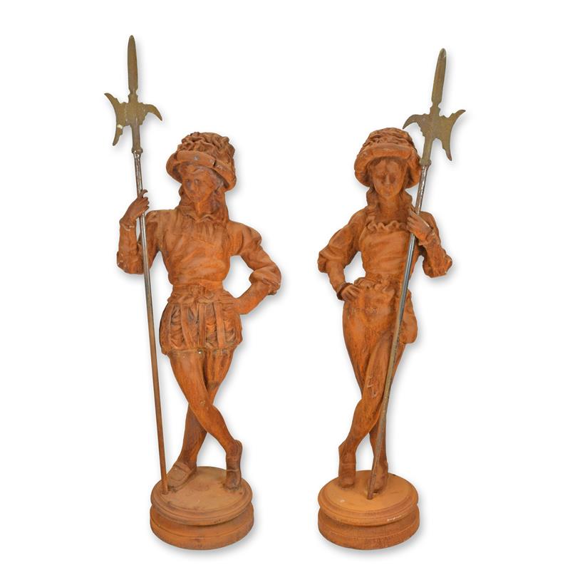 A\u0020PAIR\u0020OF\u0020RUSTY\u0020CAST\u0020IRON\u0020SWISS\u0020GUARD\u0020STATUES