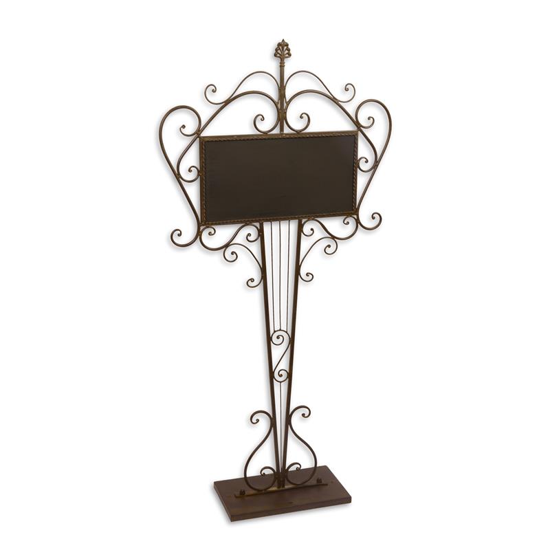 AN\u0020IRON\u0020CHALKBOARD\u0020ON\u0020STAND\u0020\u002D\u0020BROWN