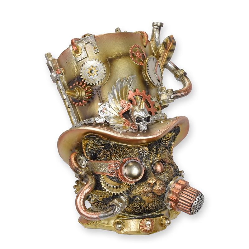 A\u0020RESIN\u0020STEAMPUNK\u0020FIGURINE\u0020OF\u0020A\u0020CAT\u0020HEAD