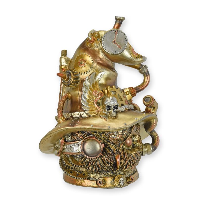 A\u0020RESIN\u0020STEAMPUNK\u0020FIGURINE\u0020OF\u0020AN\u0020OWL\u0020HEAD