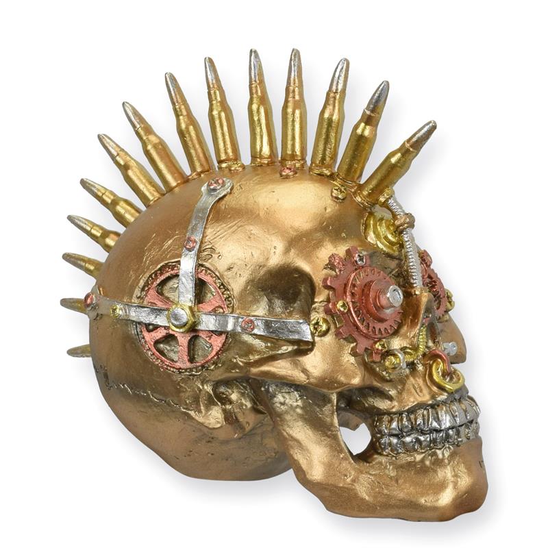 A\u0020RESIN\u0020STEAMPUNK\u0020SKULL\u0020WITH\u0020BULLET\u0020MOHAWK
