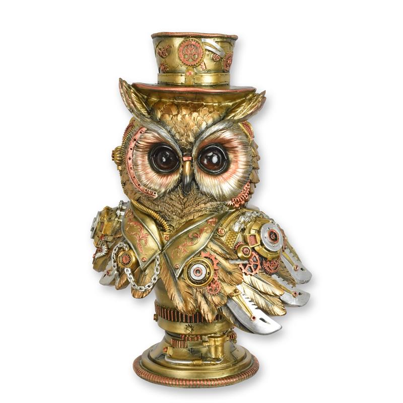 A\u0020RESIN\u0020STEAMPUNK\u0020BUST\u0020OF\u0020AN\u0020OWL