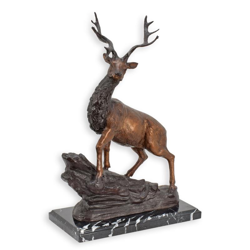 A\u0020BRONZE\u0020SCULPTURE\u0020OF\u0020A\u0020DEER\u0020ON\u0020A\u0020MARBLE\u0020BASE