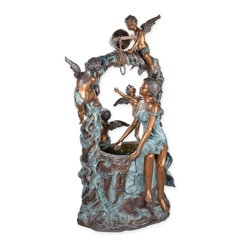 A\u0020BRONZE\u0020LADY\u0020SITTING\u0020ON\u0020A\u0020POND\u0020WITH\u0020FOUR\u0020PUTTI