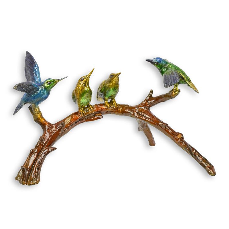 A\u0020BRONZE\u0020SCULPTURE\u0020OF\u0020FOUR\u0020HUMMINGBIRDS\u0020ON\u0020A\u0020BRANCH