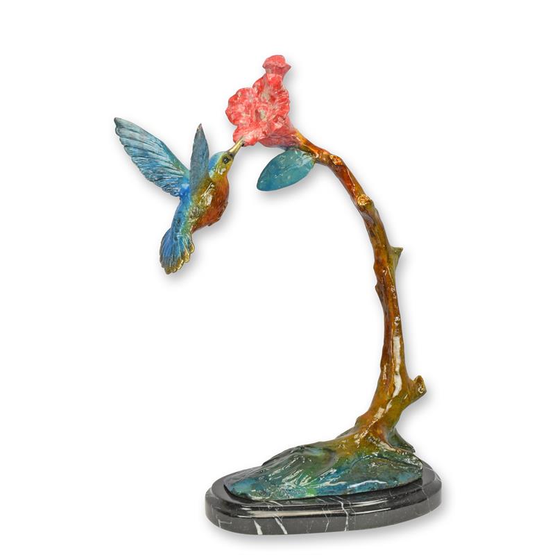 A\u0020BRONZE\u0020SCULPTURE\u0020OF\u0020A\u0020HUMMING\u0020BIRD\u0020FEEDING\u0020ON\u0020A\u0020FLOWER