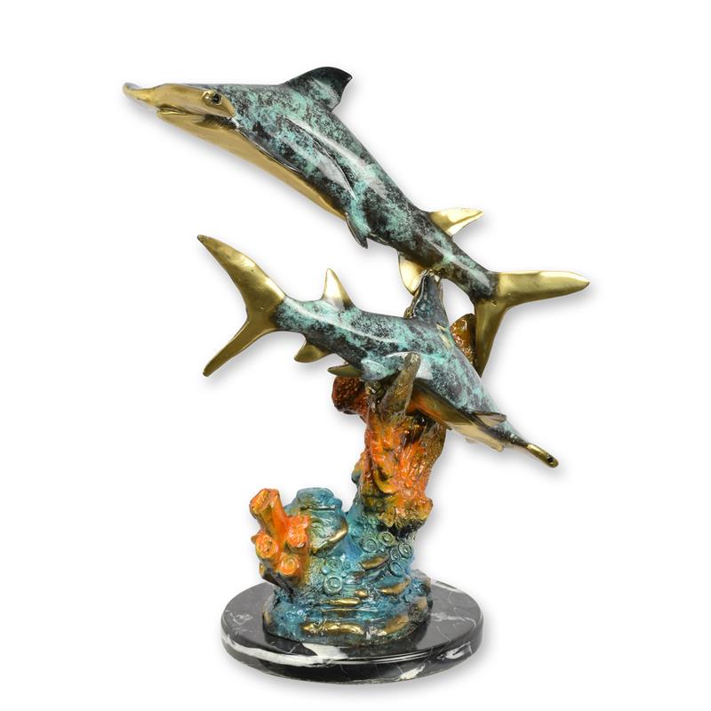 A\u0020BRONZE\u0020SCULPTURE\u0020OF\u0020A\u0020COUPLE\u0020OF\u0020HAMMERHEAD\u0020SHARKS