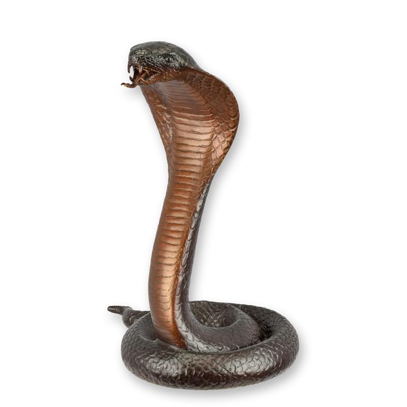 A\u0020BRONZE\u0020SCULPTURE\u0020OF\u0020A\u0020COBRA\u0020\u002D\u0020BROWN