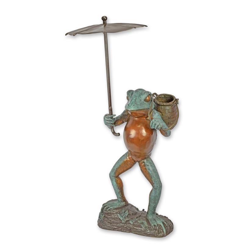 A\u0020BRONZE\u0020FROG\u0020WITH\u0020UMBRELLA\u0020FOUNTAIN