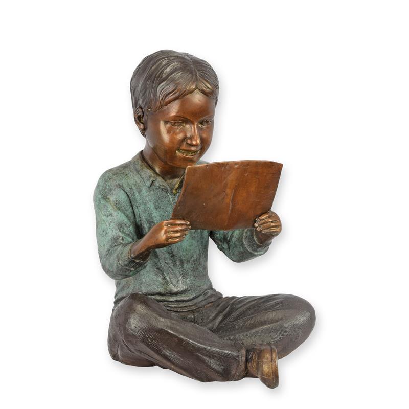 A\u0020BRONZE\u0020SCULPTURE\u0020OF\u0020A\u0020BOY\u0020READING