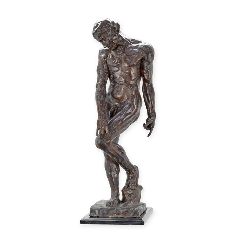 Bronzen\u0020beeld\u0020van\u0020Adam\u0020hoogte\u002086\u0020cm