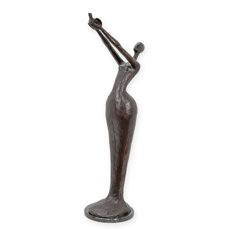 A\u0020MODERNIST\u0020BRONZE\u0020SCULPTURE\u0020OF\u0020A\u0020WOMAN\u0020HOLDIGN\u0020A\u0020BIRD