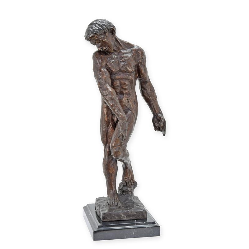 Bronzen\u0020beeld\u0020van\u0020Adam\u0020hoogte\u002037\u0020cm