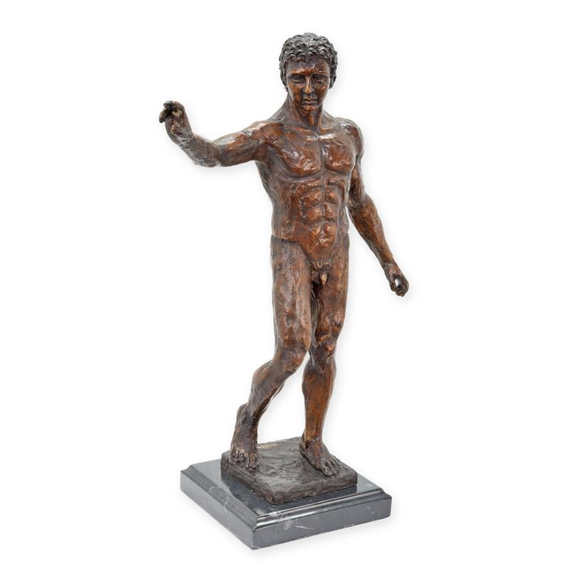 BRONZEN\u0020BEELD\u0020VAN\u0020DAVID\u0020hoogte\u002039\u0020cm