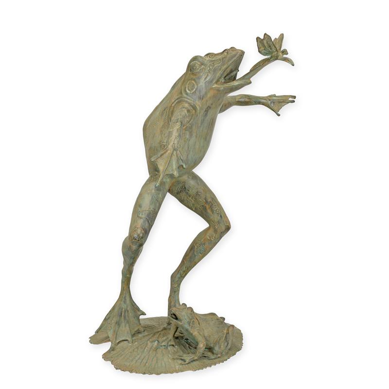 A\u0020BRONZE\u0020FOUNTAIN\u0020FROG\u0020WITH\u0020DRAGONFLY