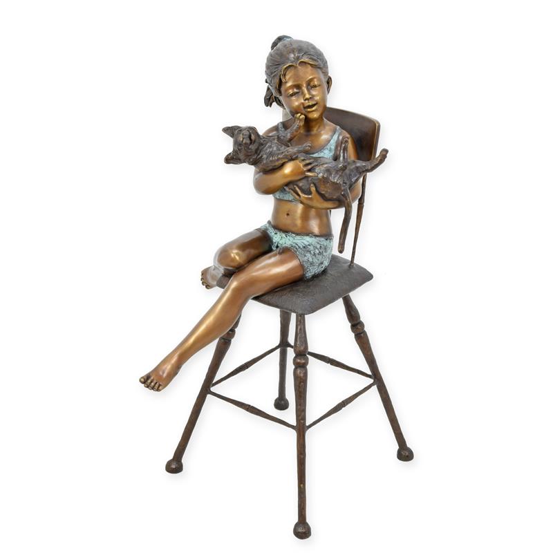 A\u0020BRONZE\u0020SCULPTURE\u0020OF\u0020A\u0020GIRL\u0020AND\u0020CAT\u0020SITTING\u0020ON\u0020A\u0020CHAIR