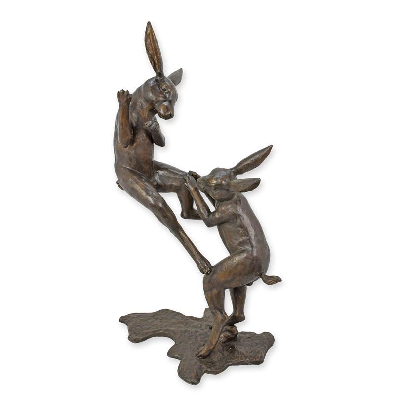 A\u0020BRONZE\u0020SCULPTURE\u0020OF\u0020TWO\u0020BOXING\u0020HARES