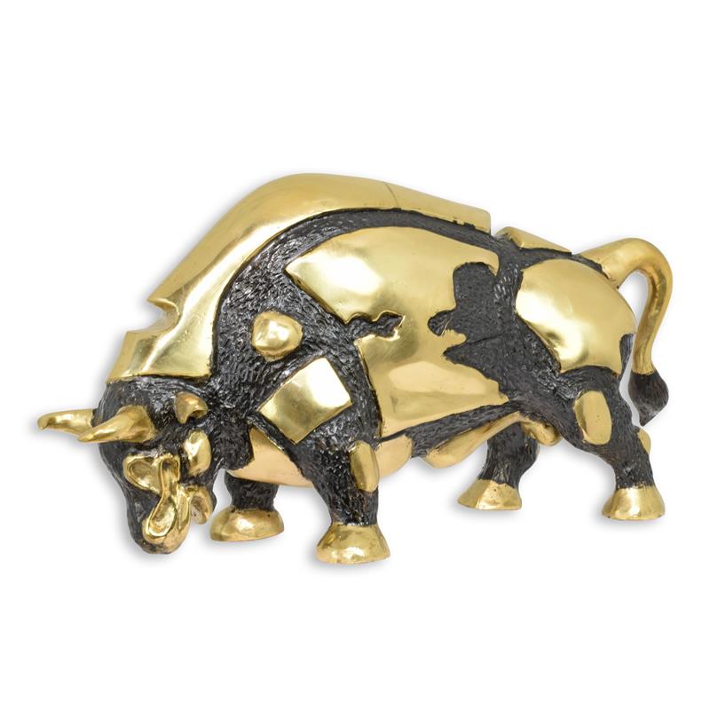 A\u0020MODERNIST\u0020BRONZE\u0020SCULPTURE\u0020OF\u0020A\u0020BULL\u0020\u002D\u0020BLACK\u0020AND\u0020GOLD